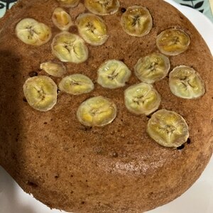 炊飯器で作る♪簡単チョコバナナケーキ